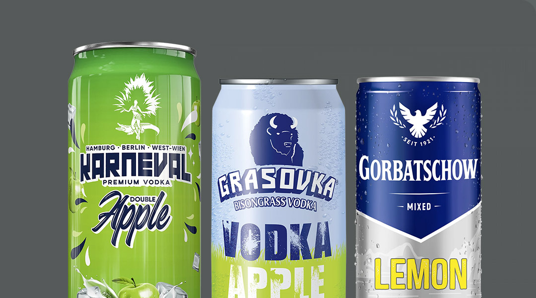 Vodka aus der Dose